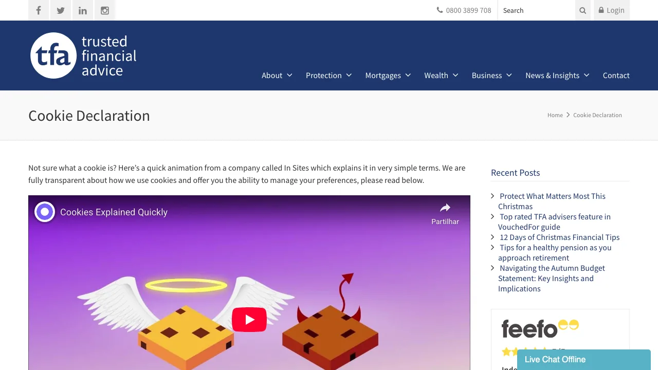 TFA Mortgages - Ness Fricker - Independent Mortgage Adviser website preview