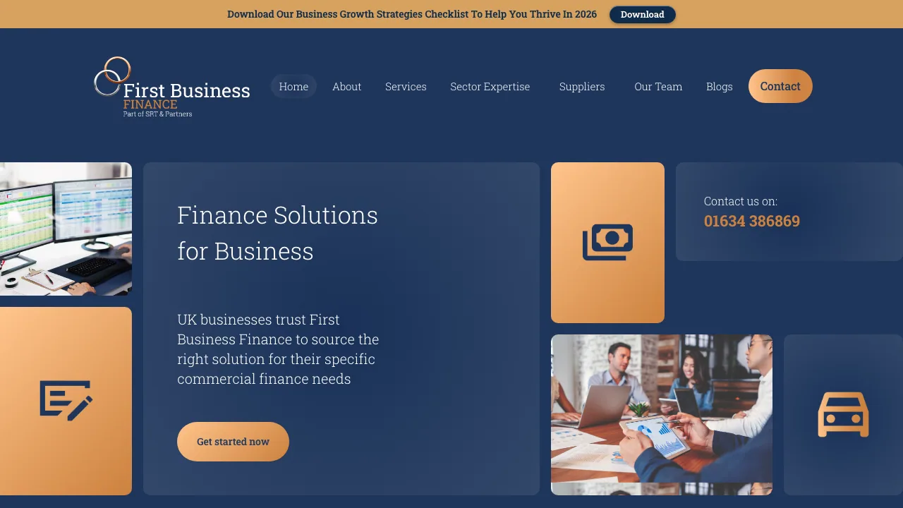 First Business Finance (UK) Ltd - Asset Finance website preview