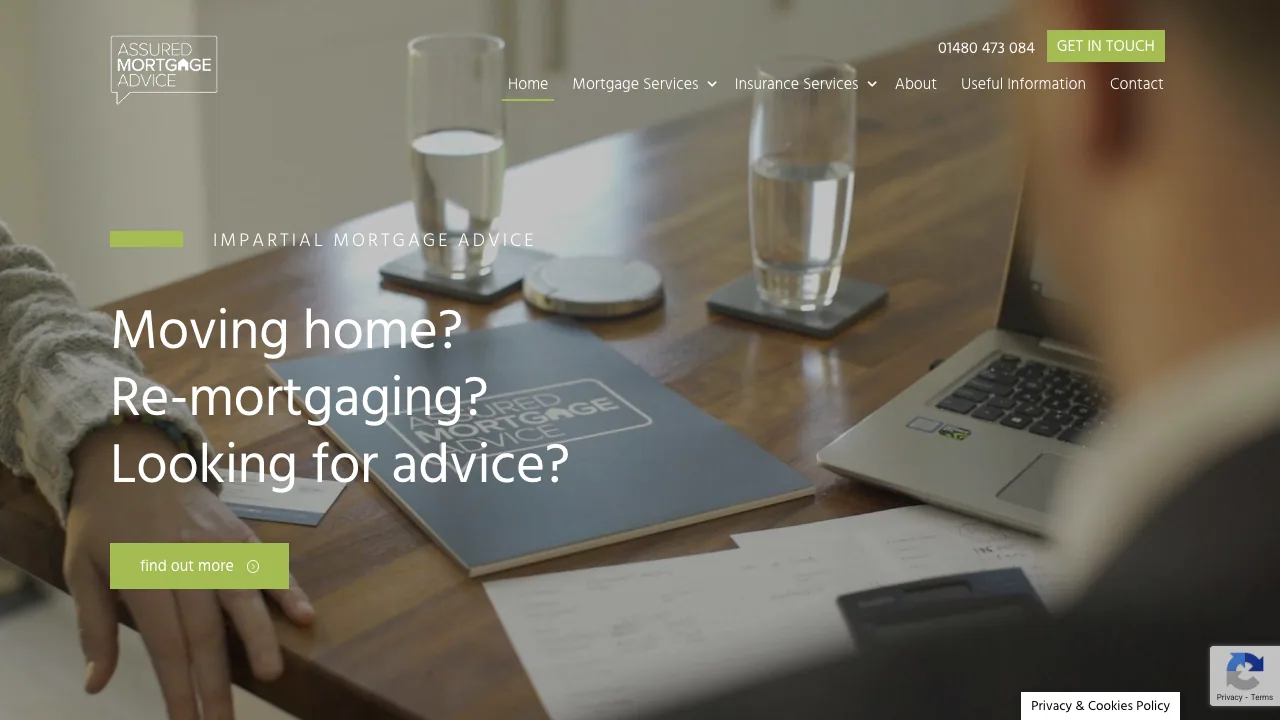 Assured Mortgage Advice website preview