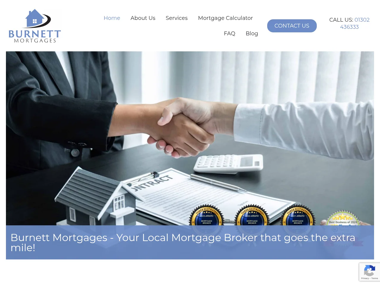 Burnett Mortgages website preview
