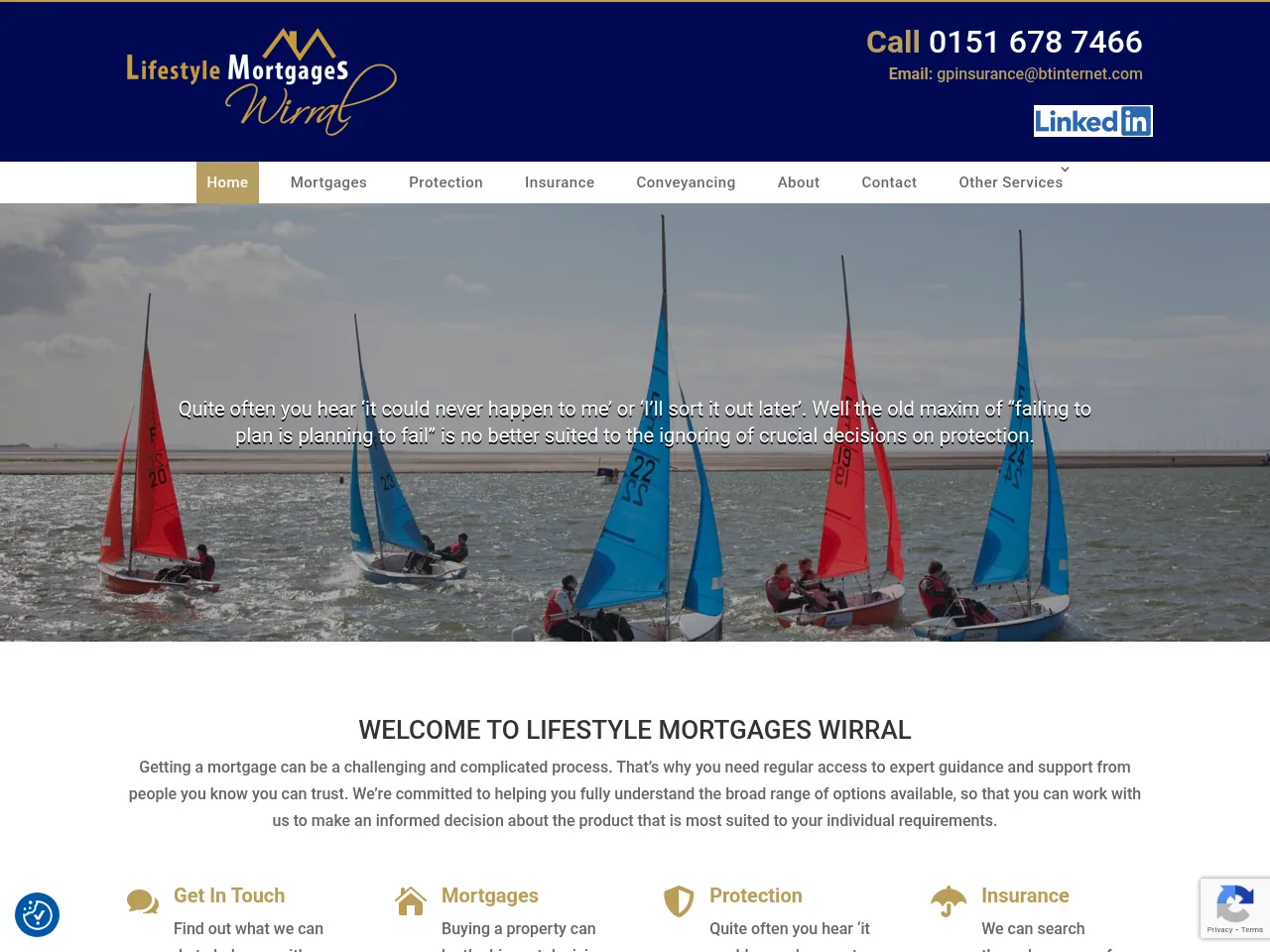 Lifestyle Mortgages Wirral website preview