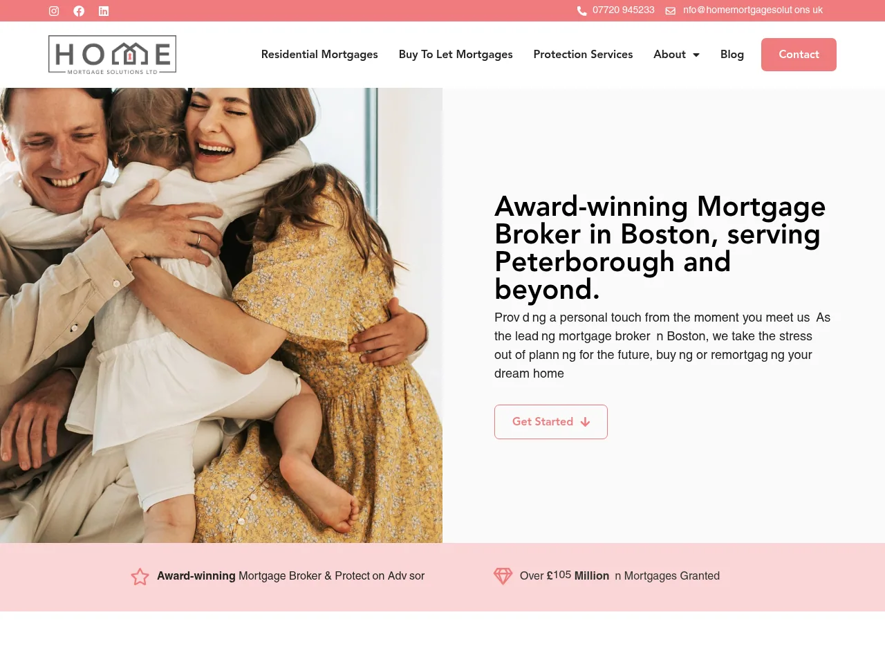 Home Mortgage Solutions website preview