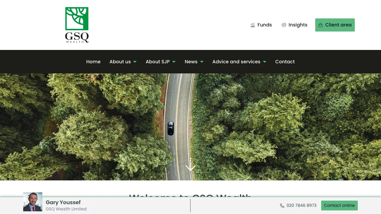 GSQ Wealth Limited website preview