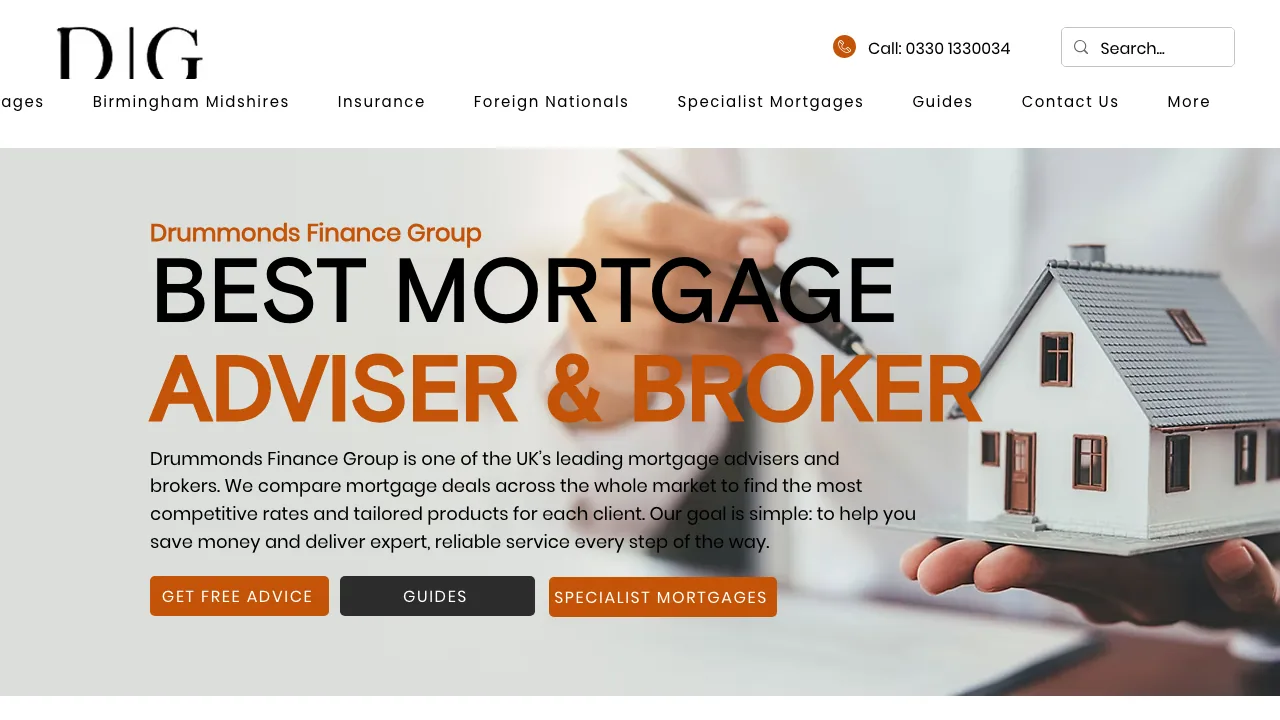 Drummonds Finance Group website preview