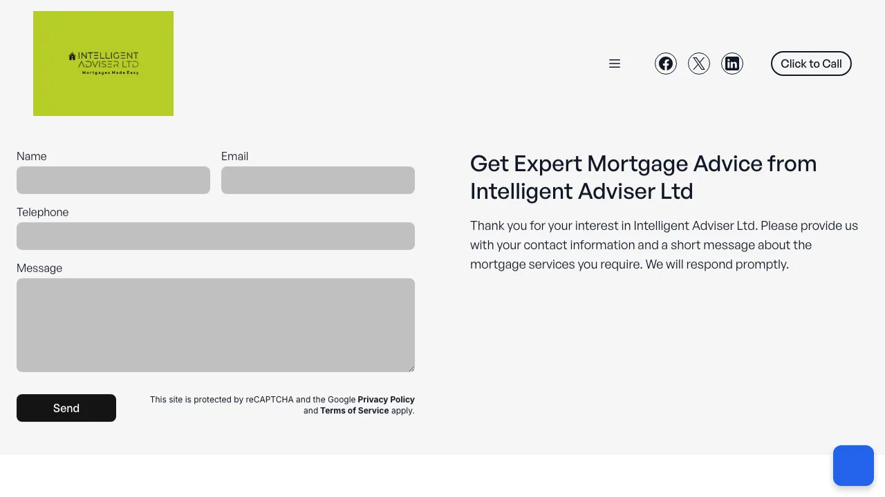 Intelligent Adviser Ltd website preview
