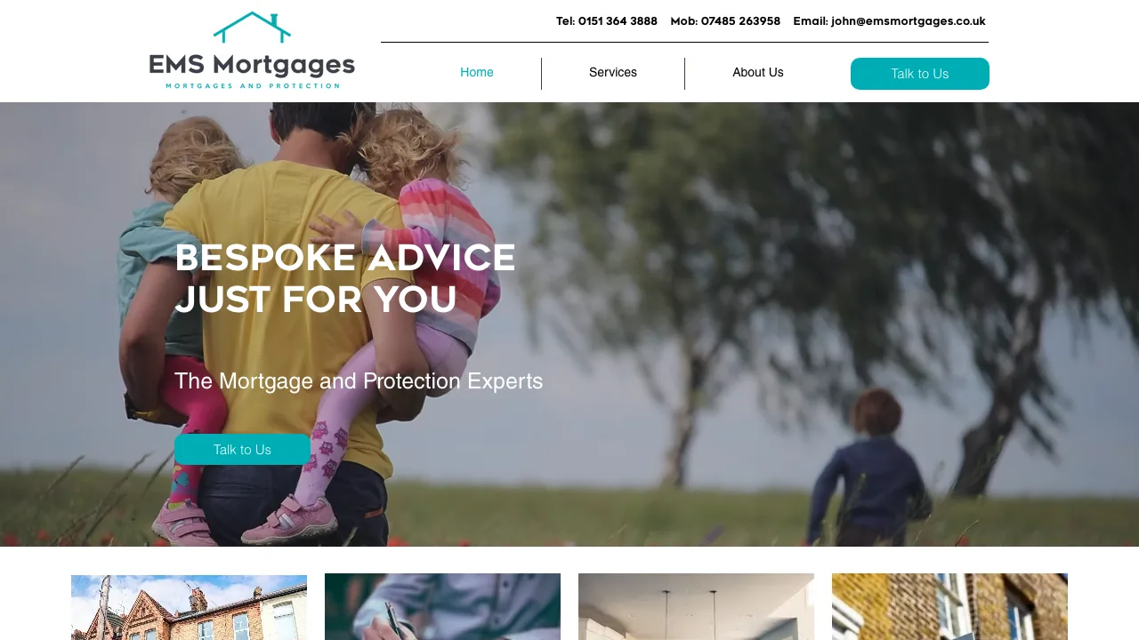 EMS Mortgages and Protection LTD Liverpool website preview