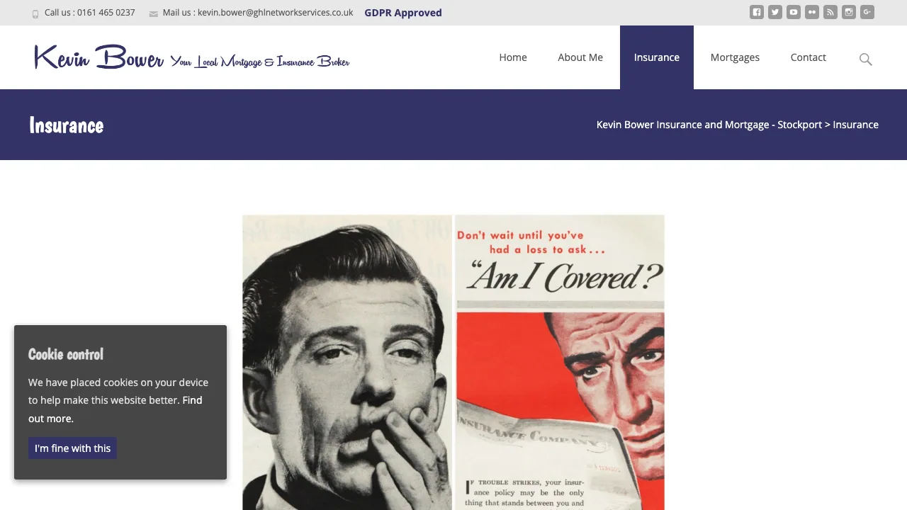 Kevin Bower Mortgage Broker. GHL Network services.. website preview