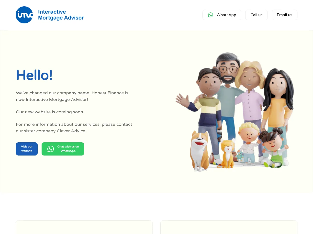 Interactive Mortgage Advisor website preview