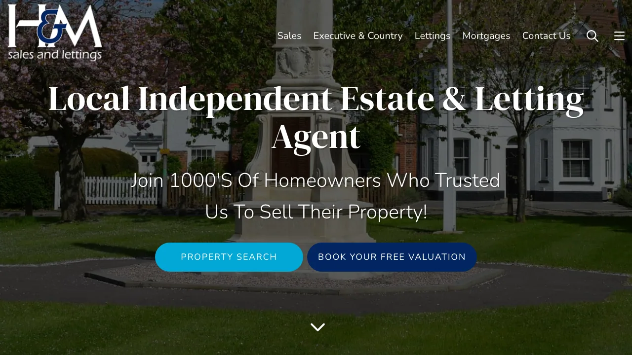 Homes & Mortgages Stevenage website preview