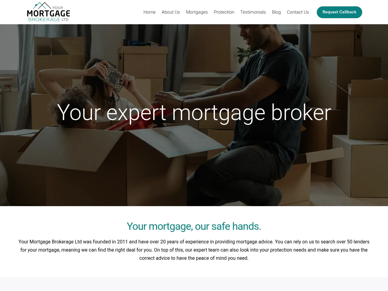 Your Mortgage Brokerage website preview