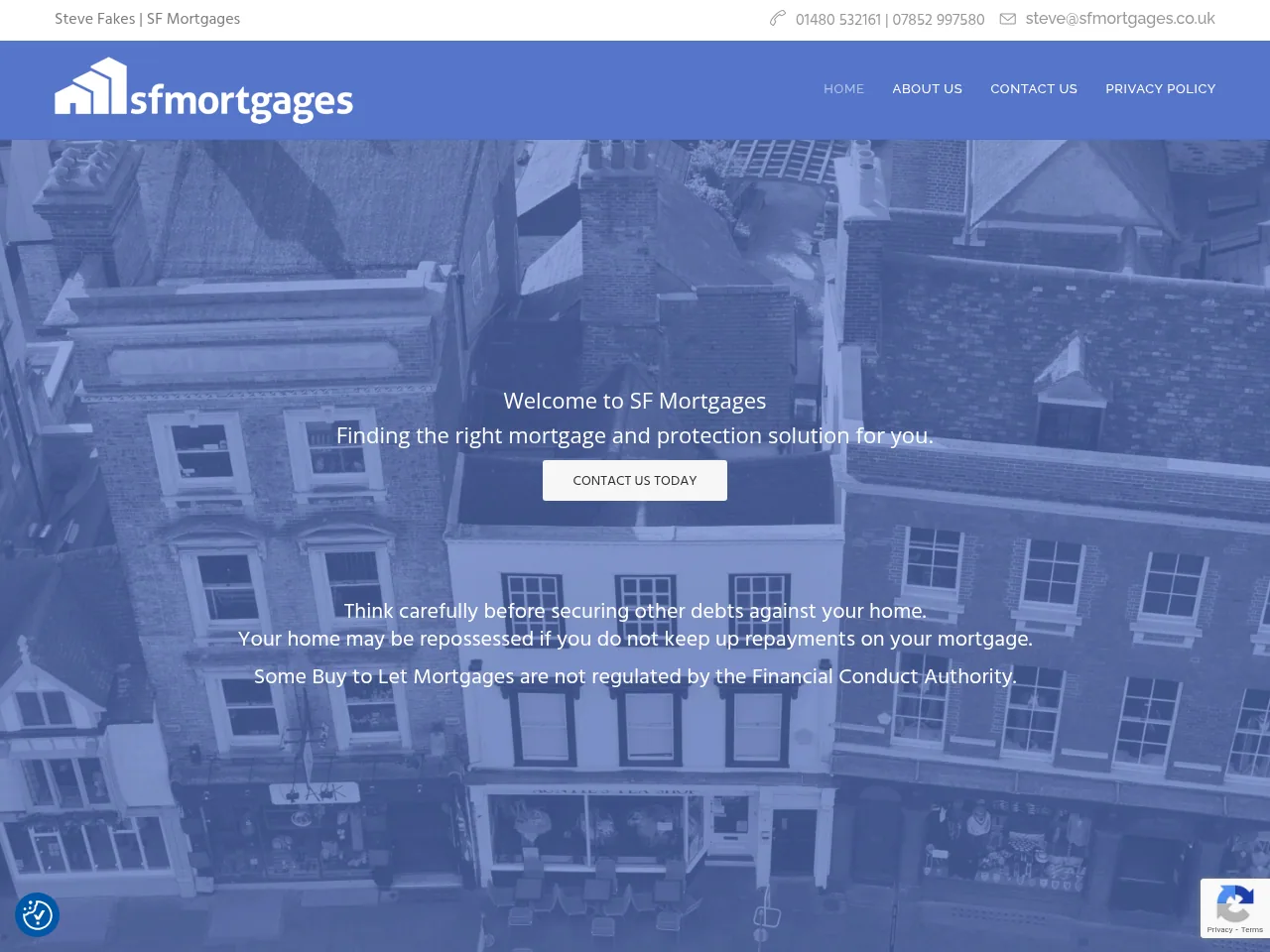 SF Mortgages website preview