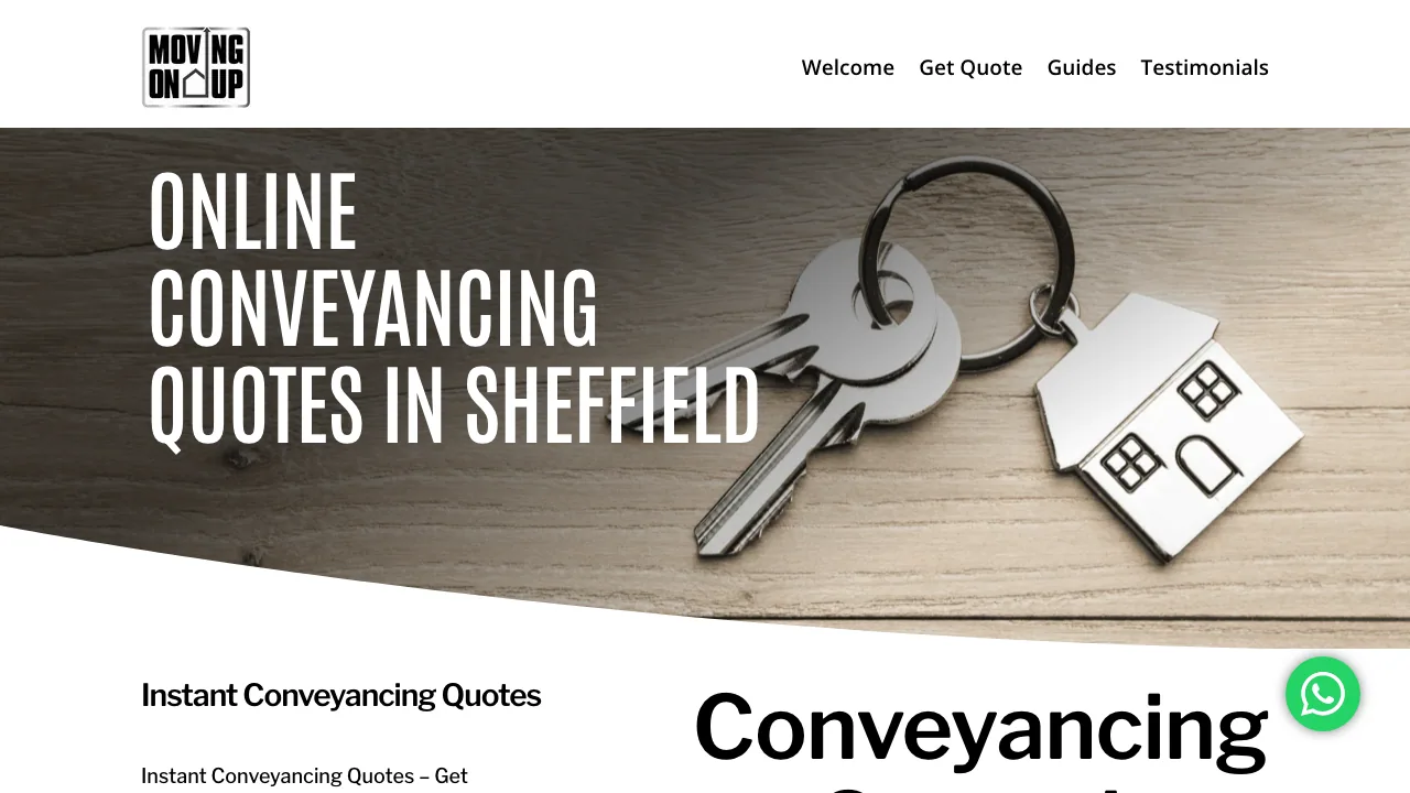 Surveys Mortgages Conveyancing Sheffield website preview
