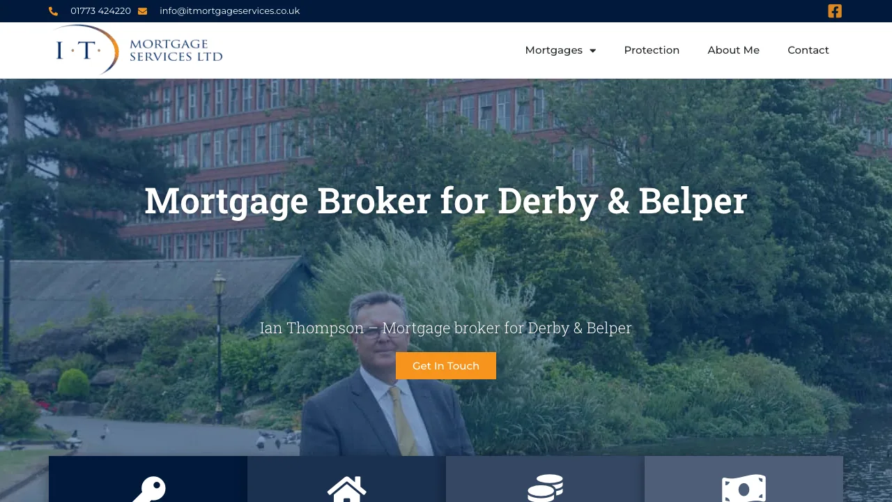 Ian Thompson Mortgage Services website preview