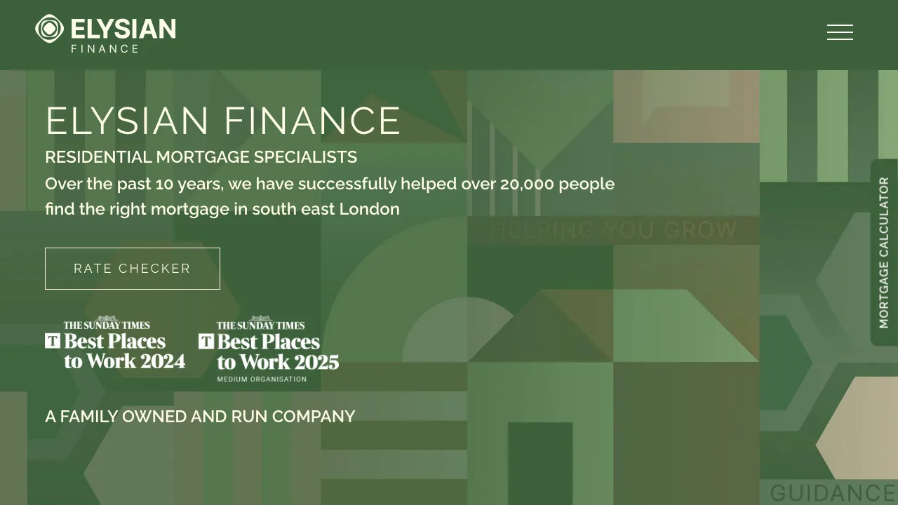 Elysian Finance Ltd website preview