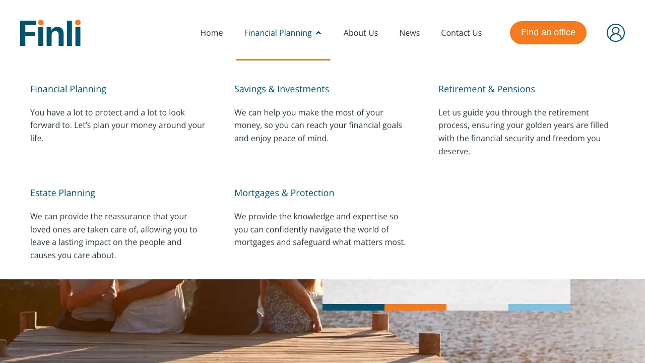 Finli (G&P) Ltd, formerly Gale and Phillipson Financial Adviser website preview