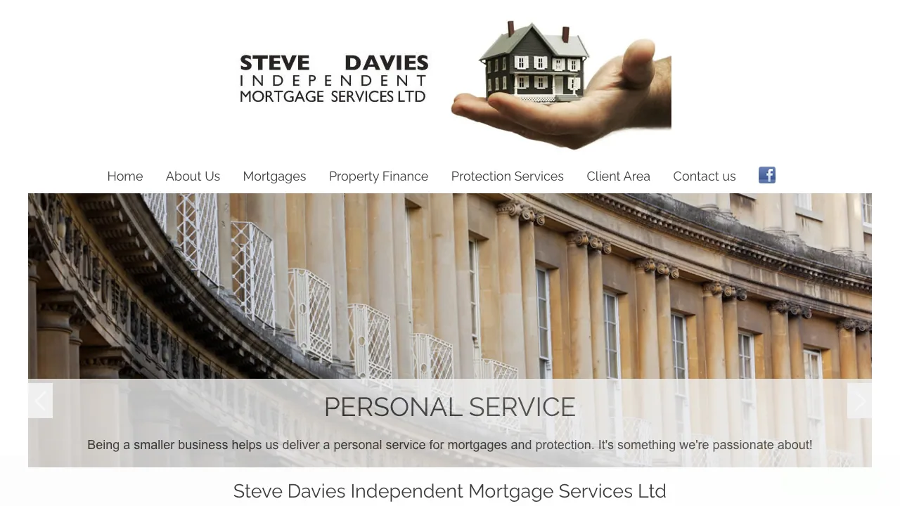 Steve Davies Independent Mortgage Services Ltd website preview