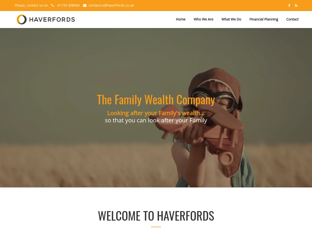 Haverfords website preview