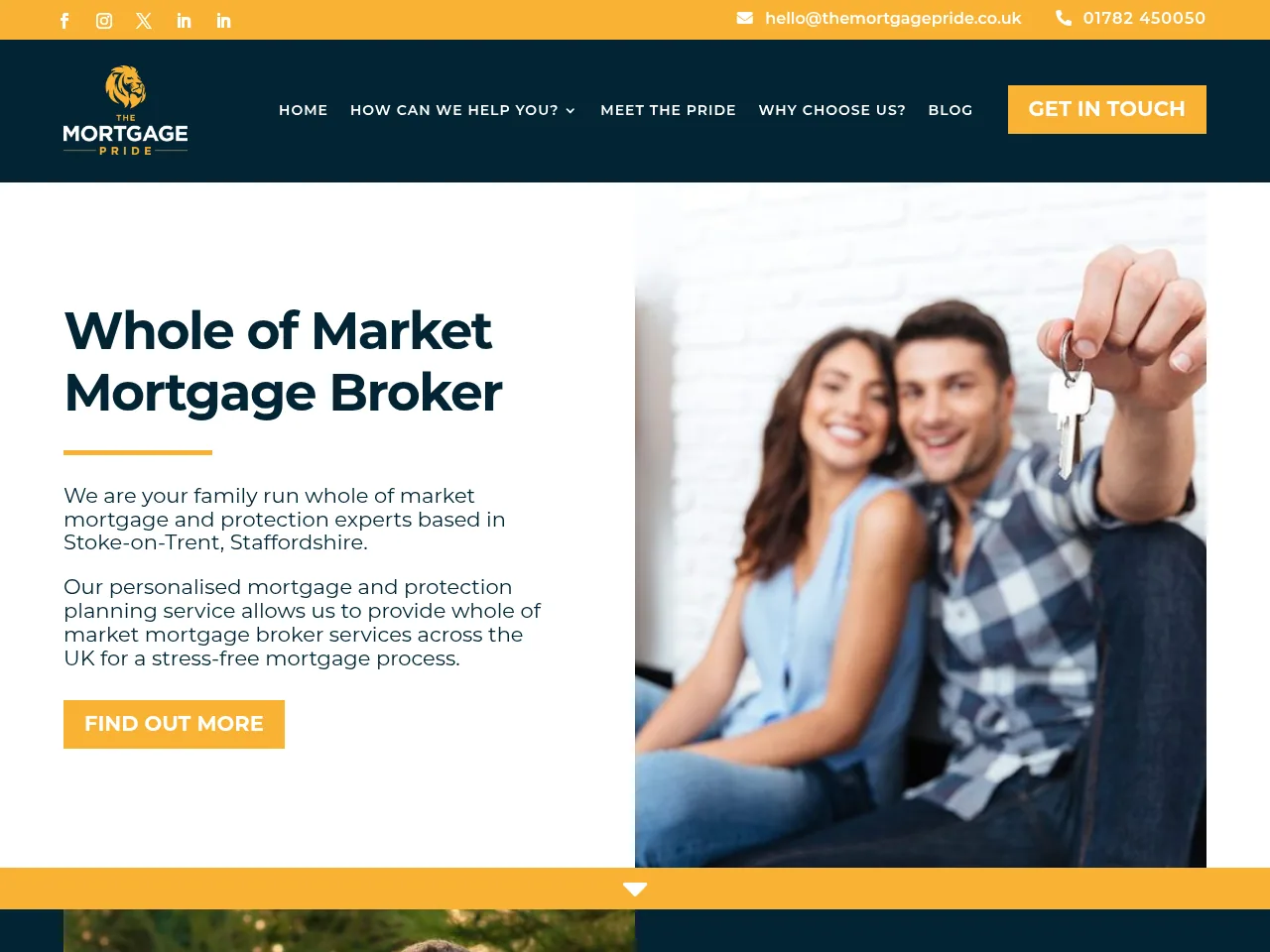 The Mortgage Pride website preview