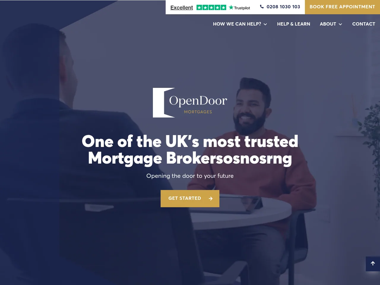 OpenDoor Mortgages website preview