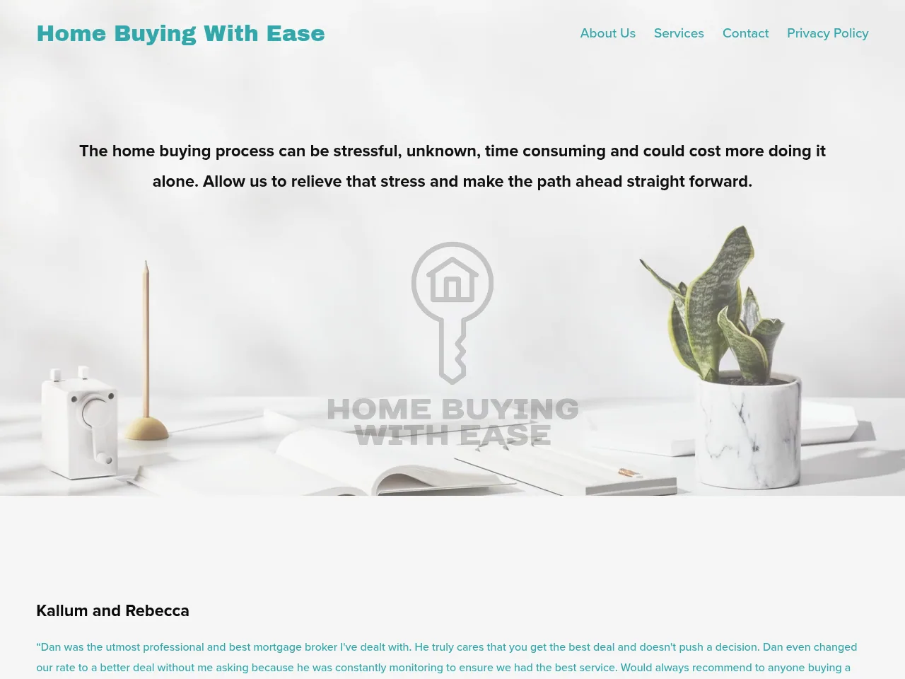 Home Buying With Ease website preview