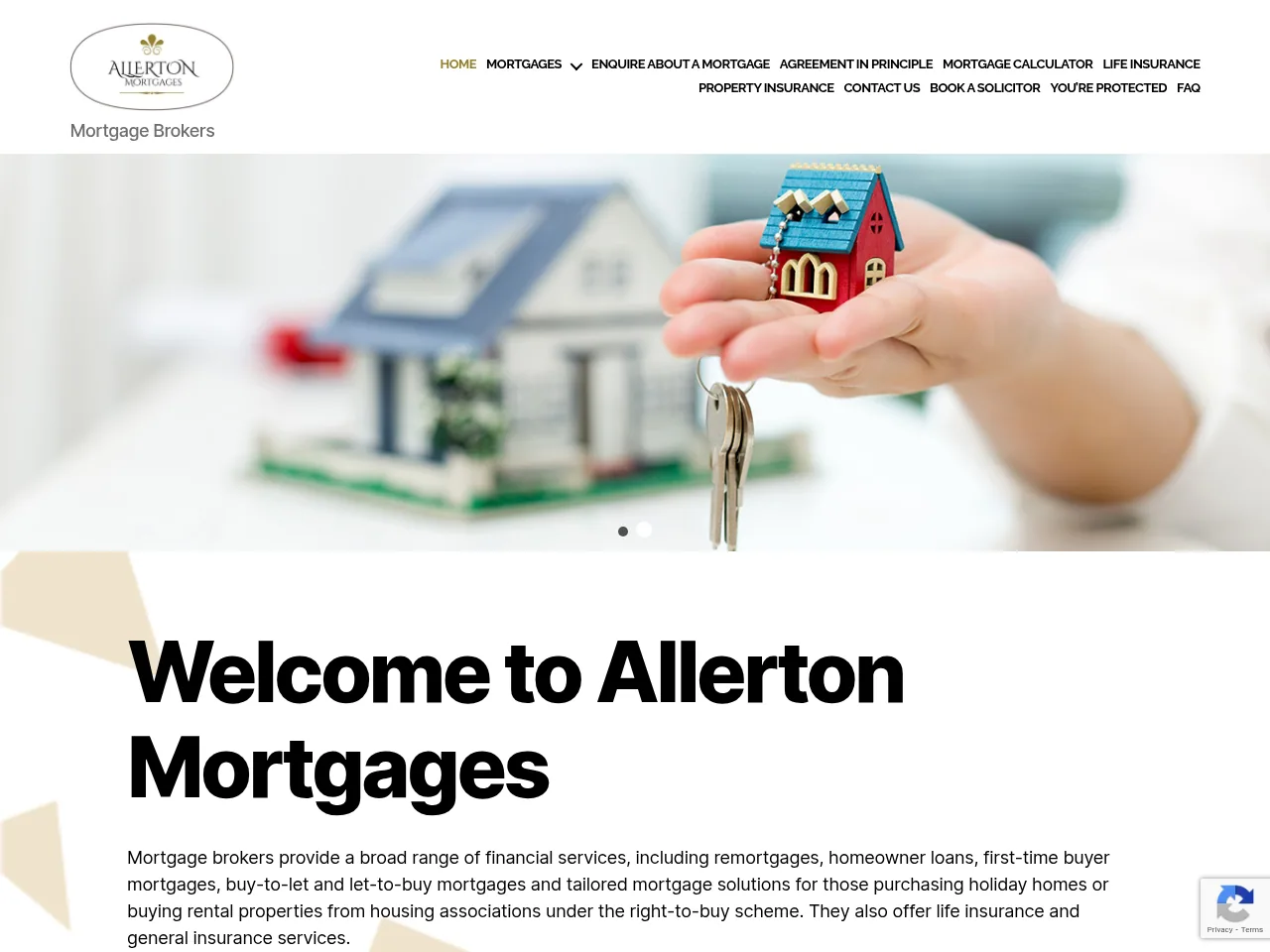 Allerton Mortgages website preview