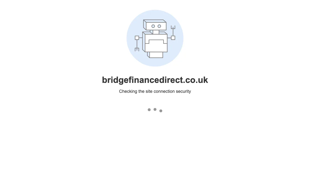 Bridge Finance Direct website preview
