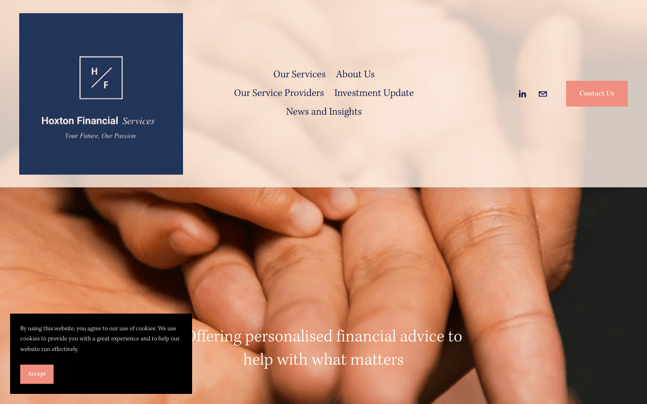 Hoxton Financial Services Ltd website preview