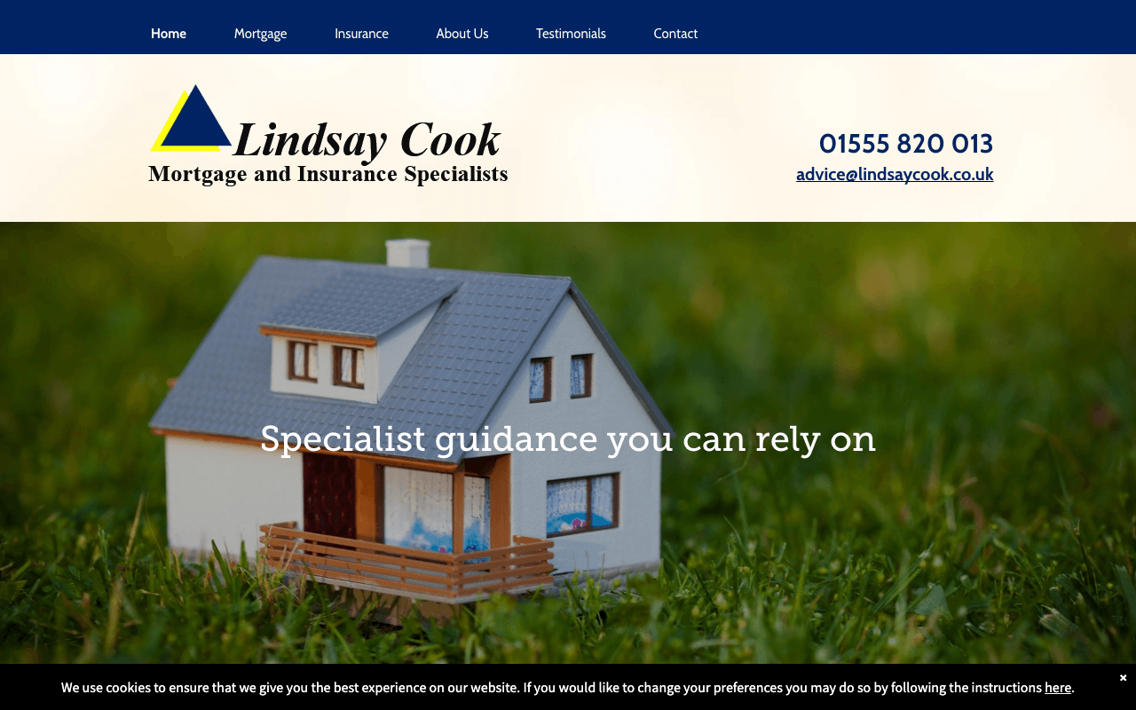 Cook Lindsay website preview