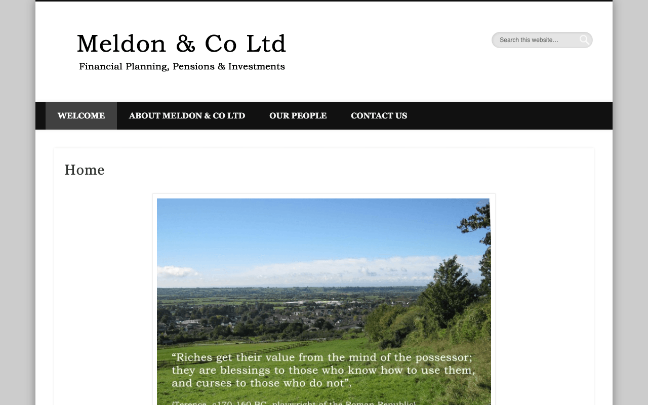 Meldon & Co Ltd website preview