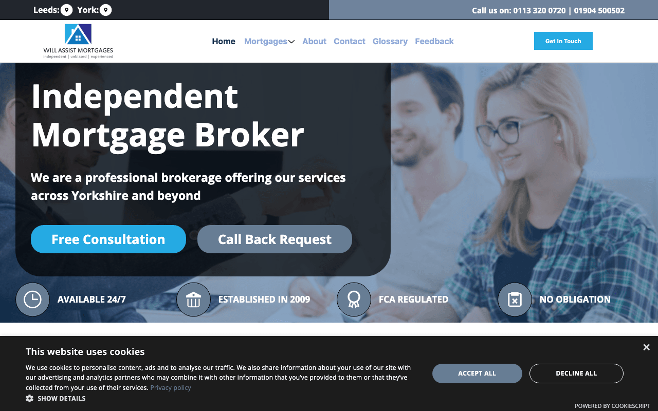 Will Assist Mortgages website preview