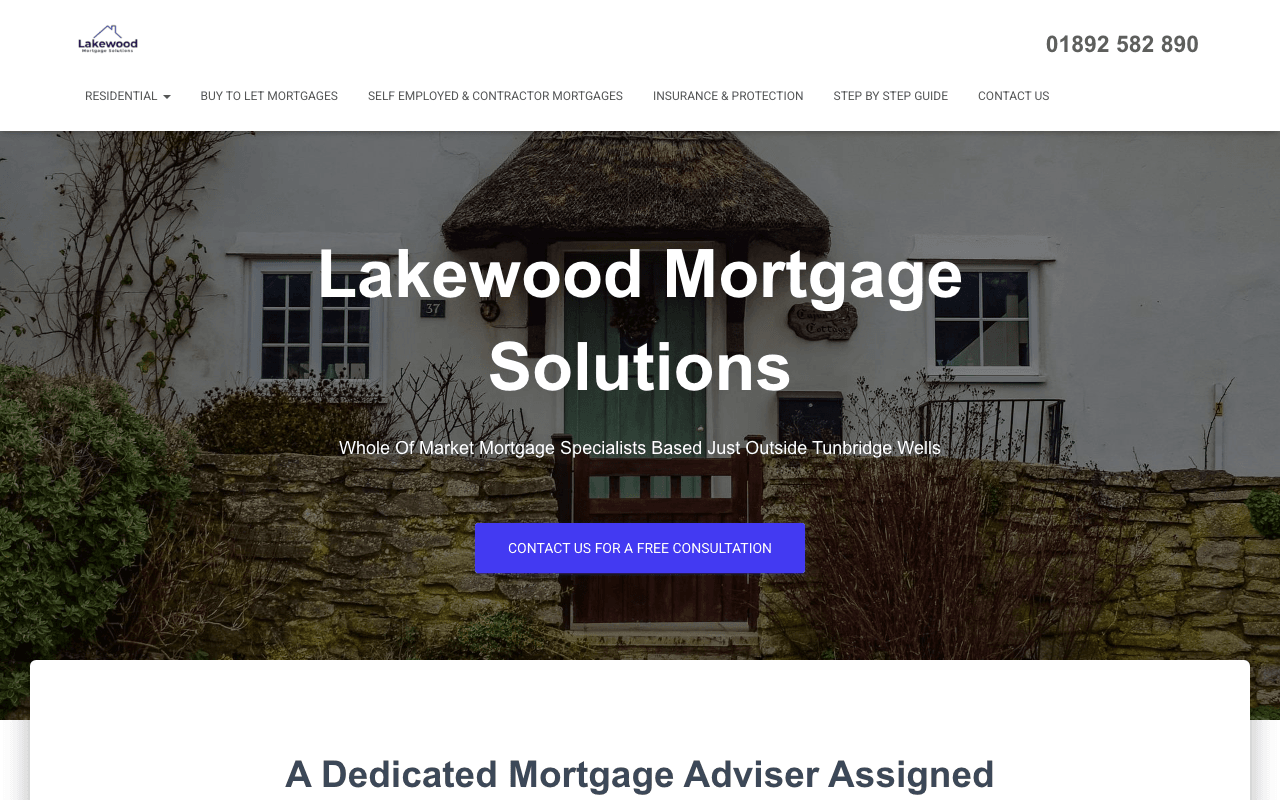 Lakewood Mortgage Solutions Limited website preview