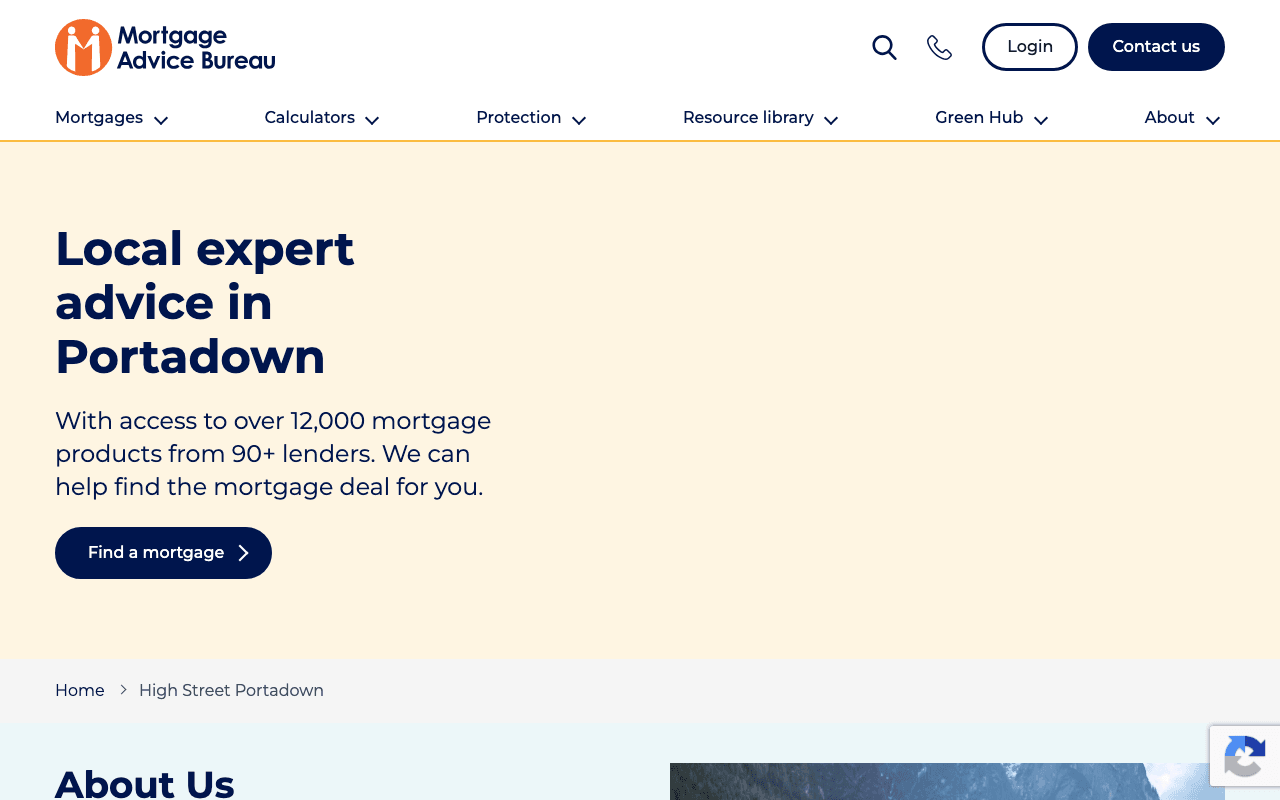 Mortgage Advice Bureau - Portadown website preview