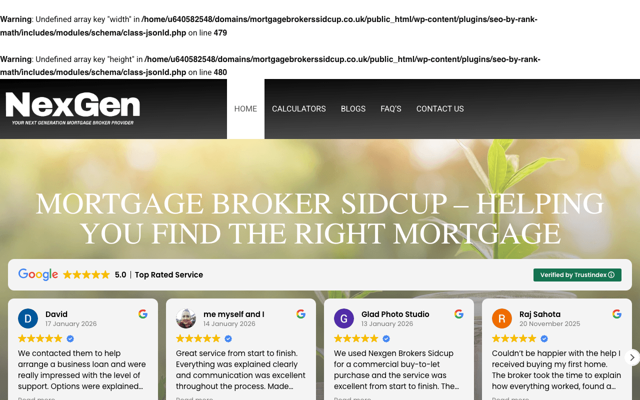 Expert Mortgage Brokers Sidcup website preview