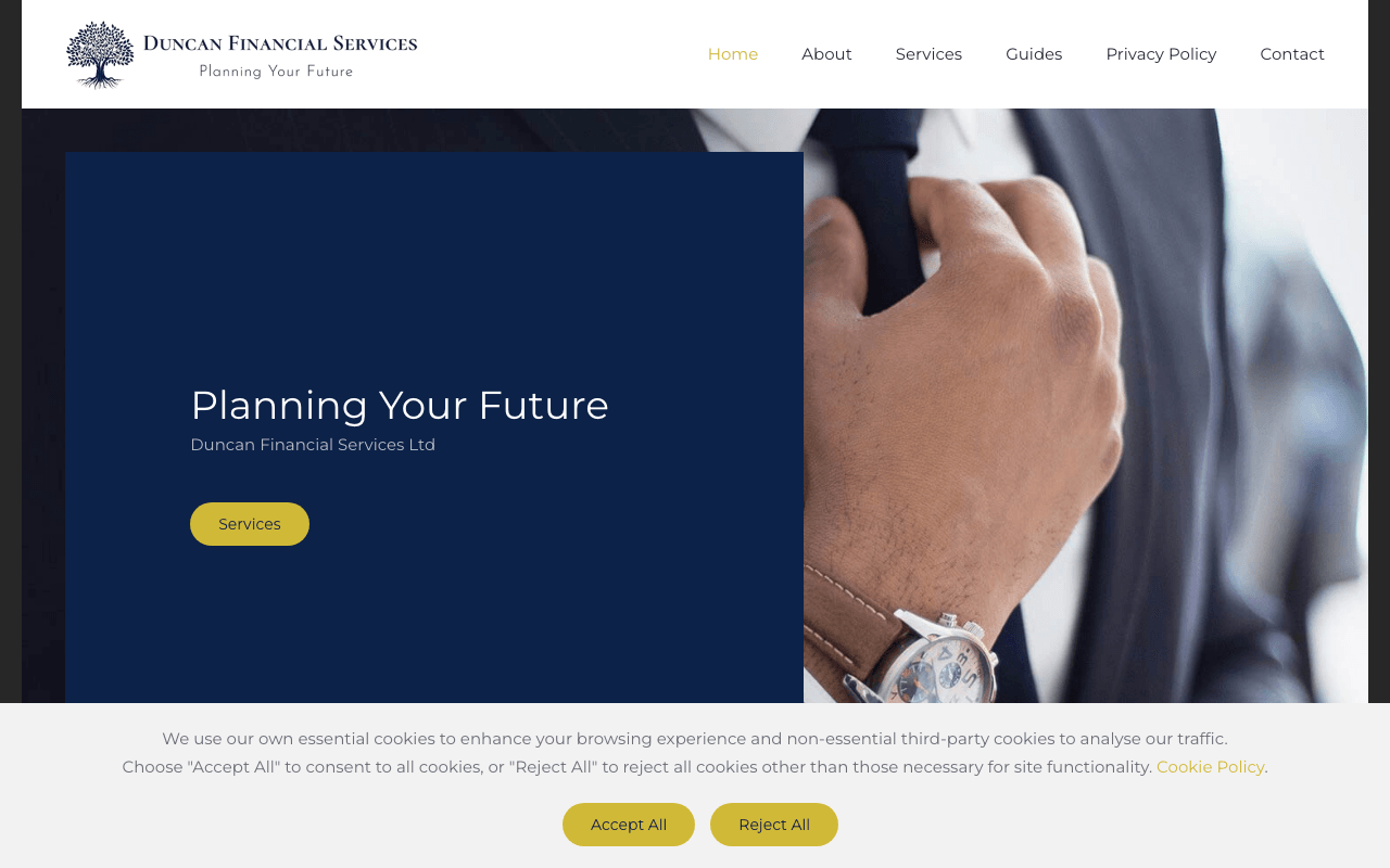 Duncan Financial Services Ltd website preview