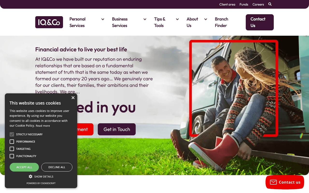 IQ & Co and Mortgage IQ website preview