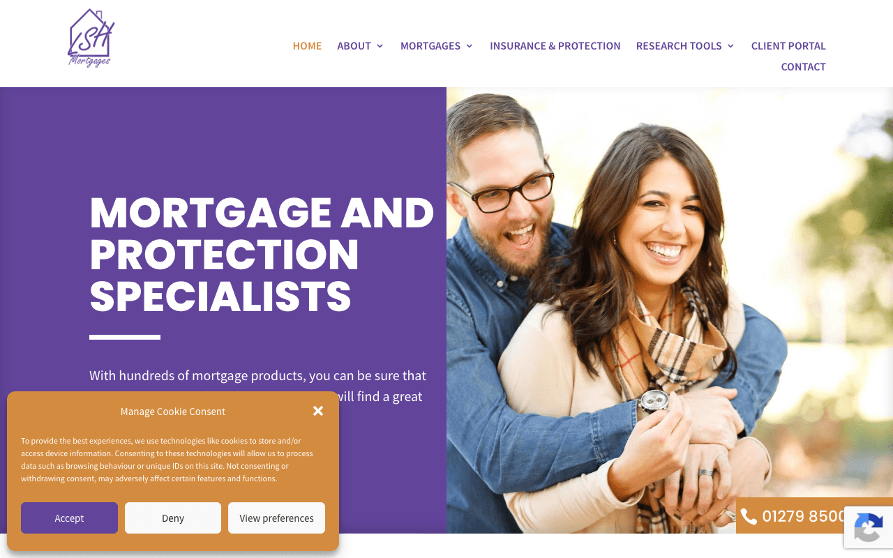 LSH Mortgages Ltd website preview