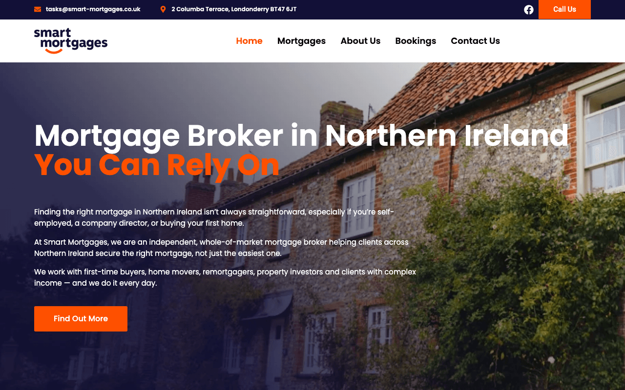 Smart Mortgages - Mortgage Broker website preview