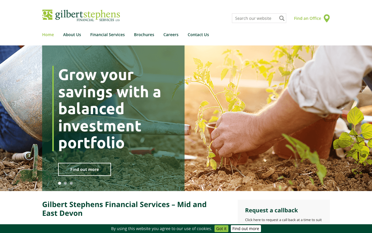 Gilbert Stephens Financial Services Ltd website preview