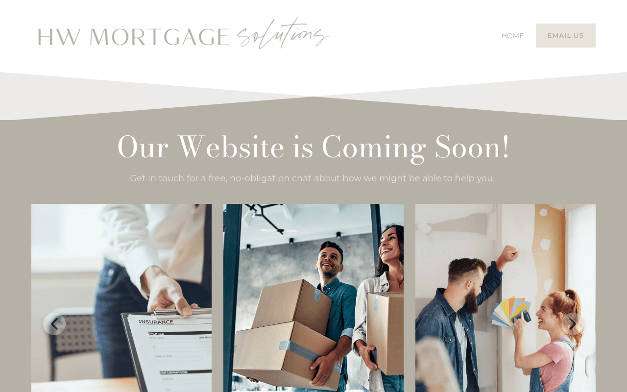 HW Mortgage Solutions LTD website preview