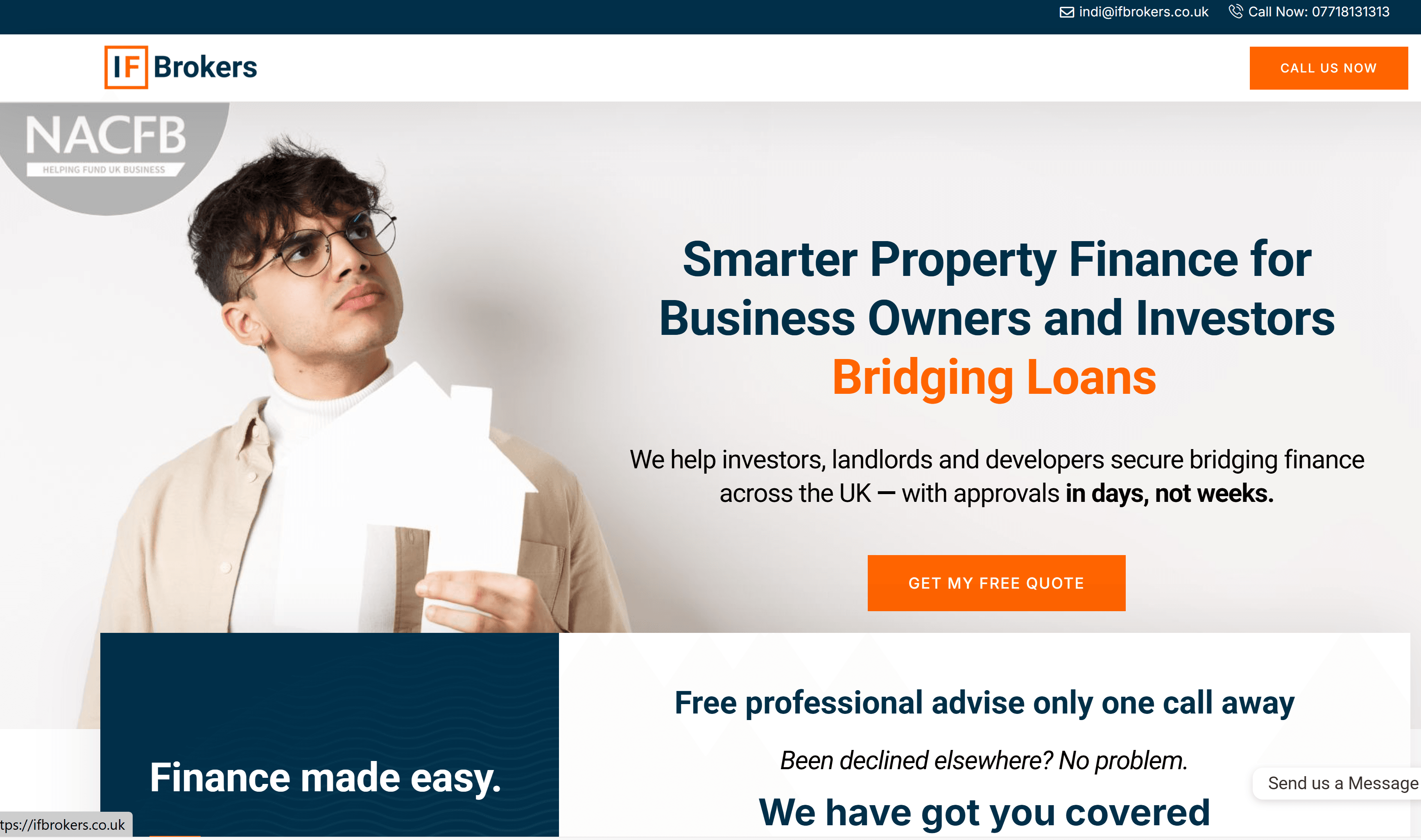 IF Brokers website preview