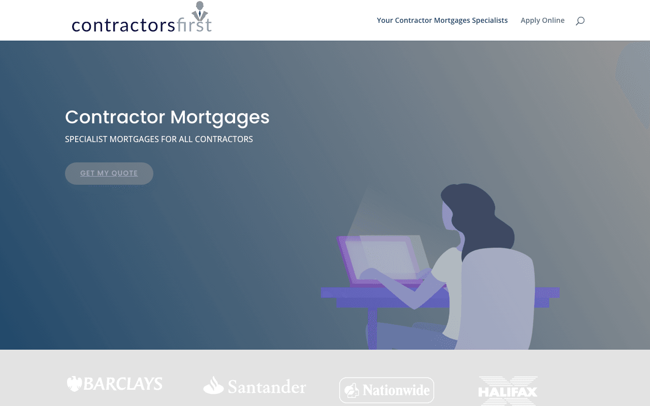 Contractors First website preview