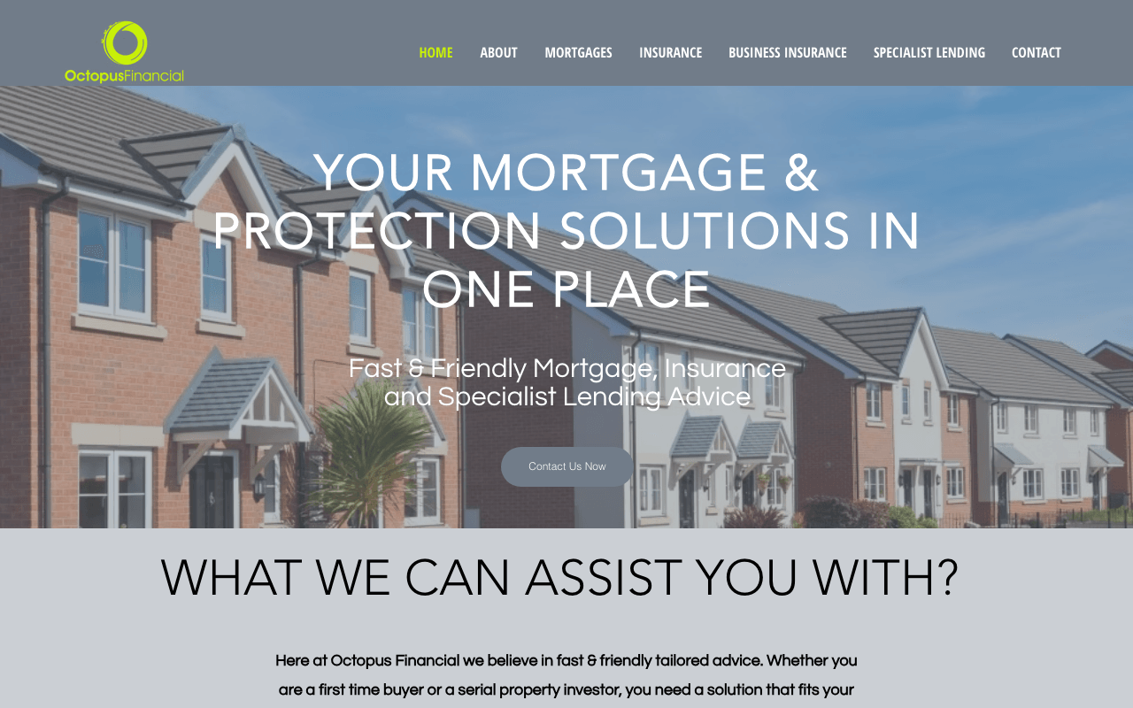 Octopus Financial | Rossendale Mortgage Broker | Life Insurance Adviser website preview