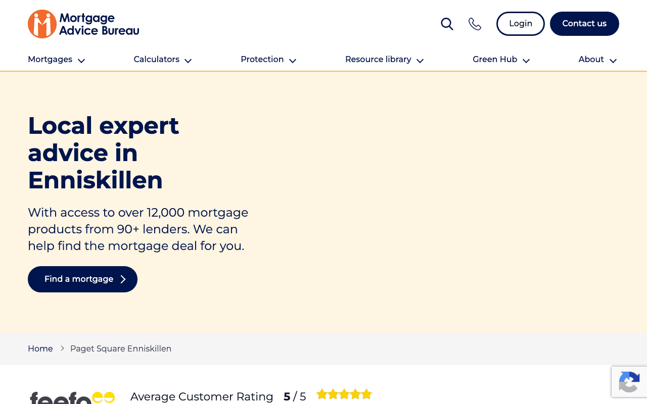 Mortgage Advice Bureau Banbridge website preview