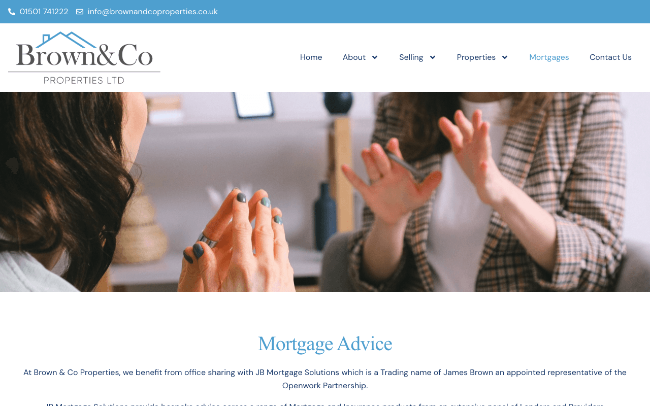 J B Mortgage Solutions website preview
