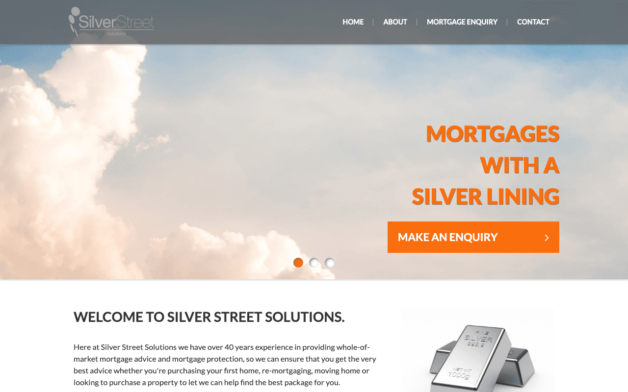 Silver Street Solutions website preview