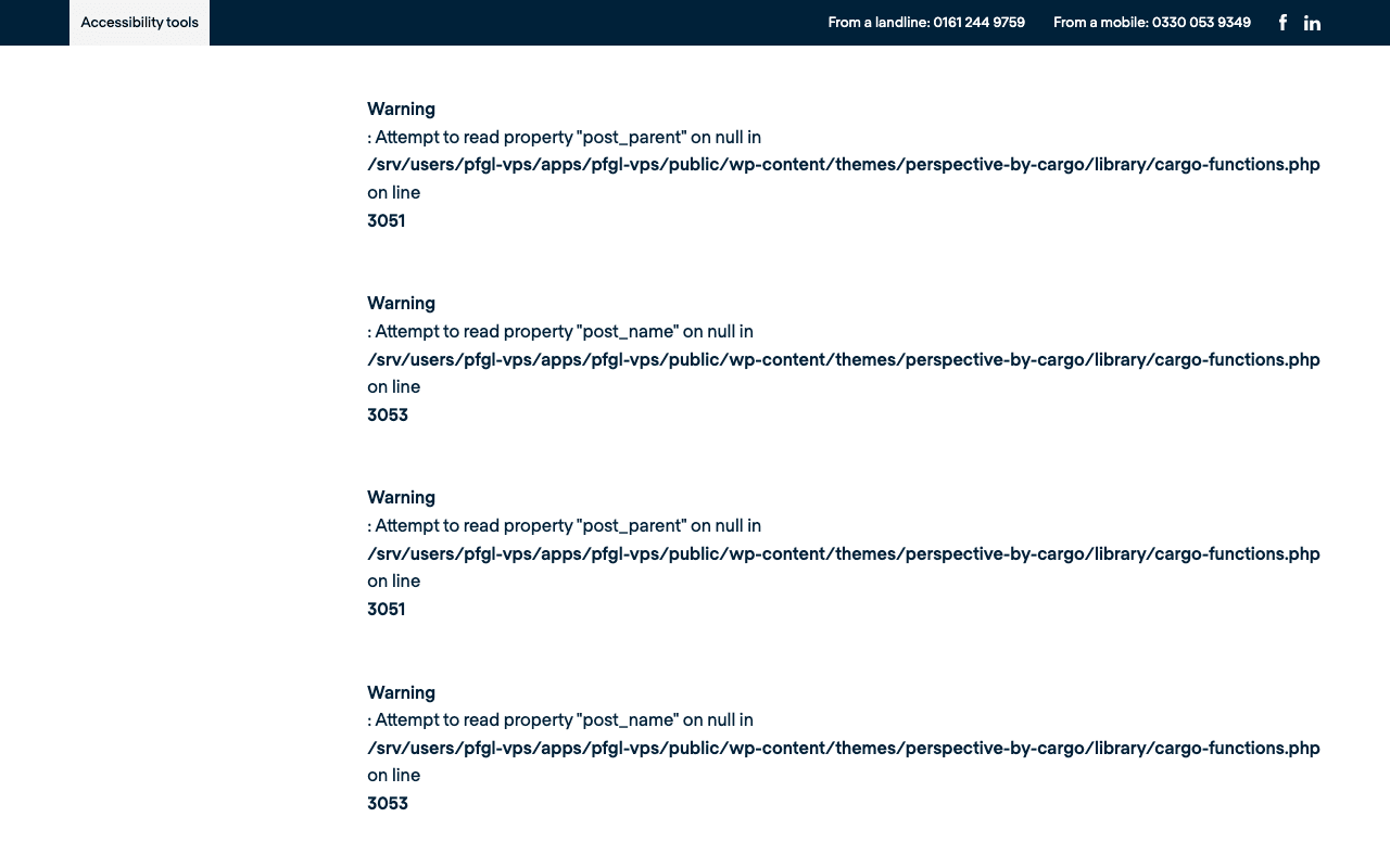Perspective (South East) Limited - Chesham website preview