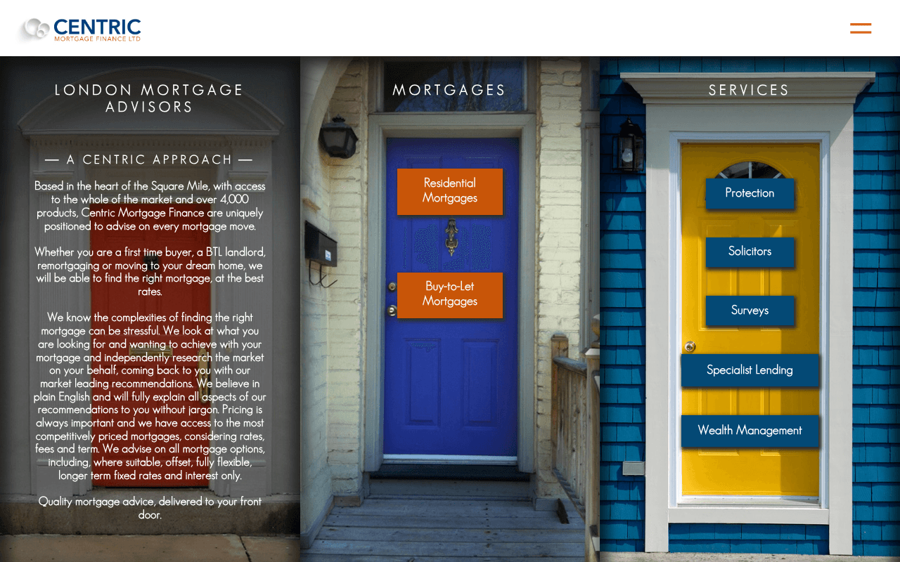 Centric Mortgage Finance Ltd website preview