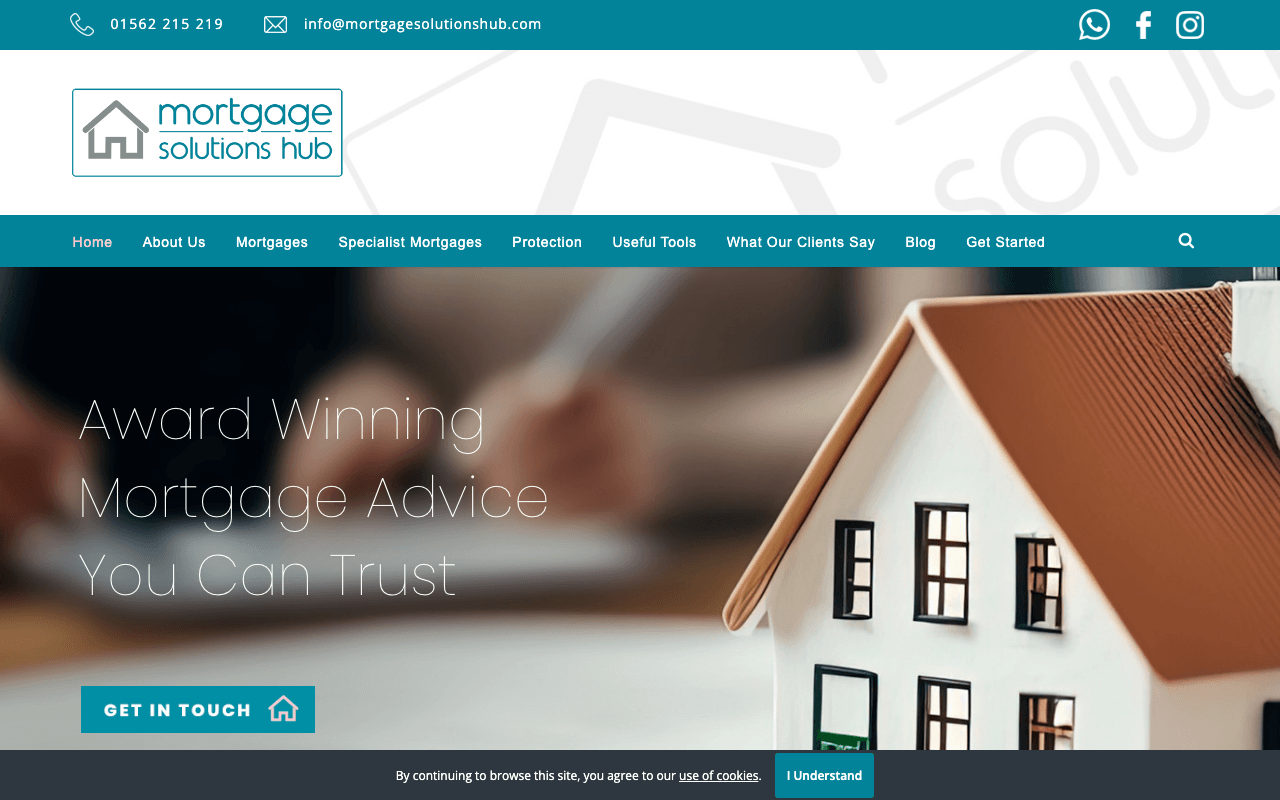 Mortgage Solutions HUB website preview