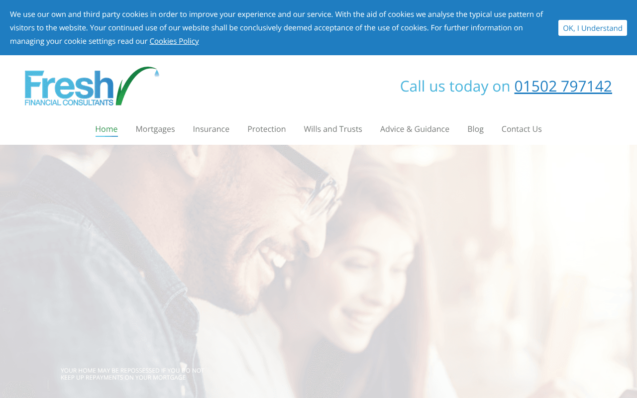 Fresh Financial Consultants Ltd website preview