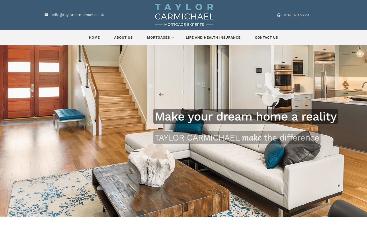 Taylor Carmichael Financial Services Ltd website preview
